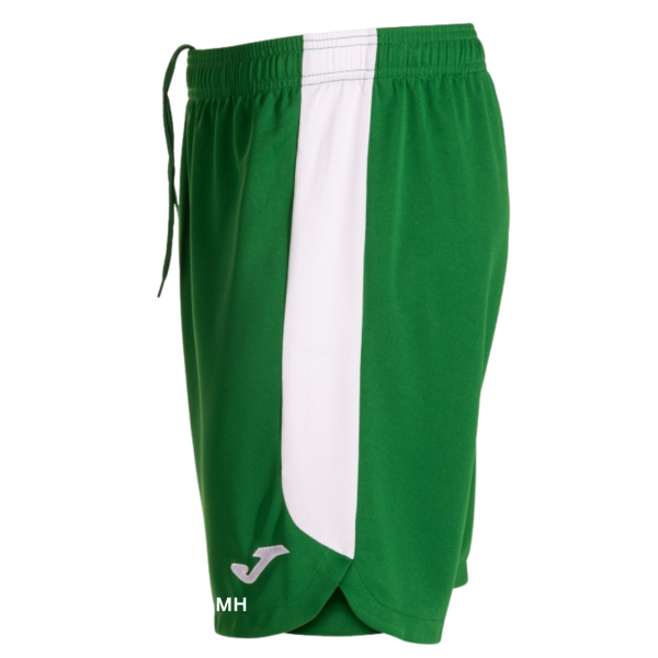 Shorts grün/weiß mit Initialen