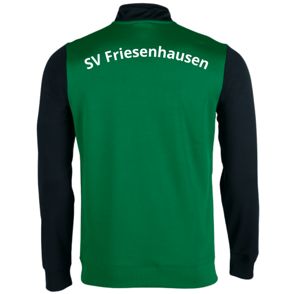 Sweatshirt Winner grün mit Logos und Initialen