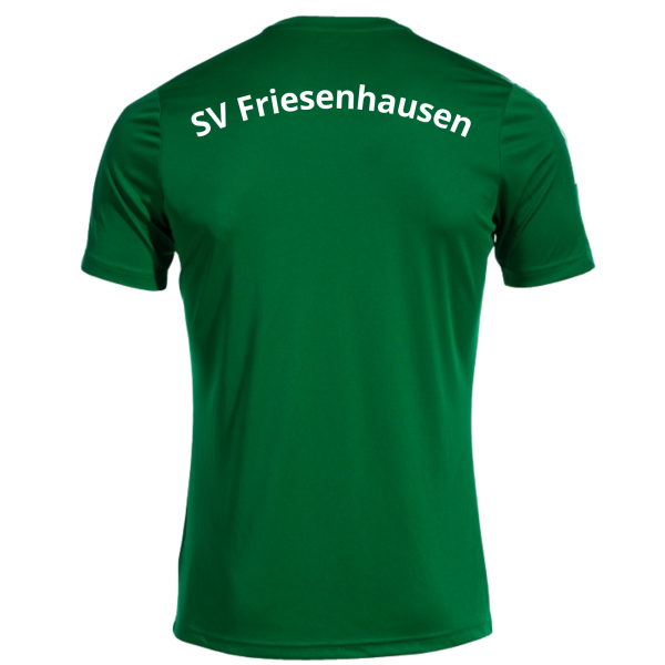 Herren Shirt Kurzarm grün mit Logos und Initialen