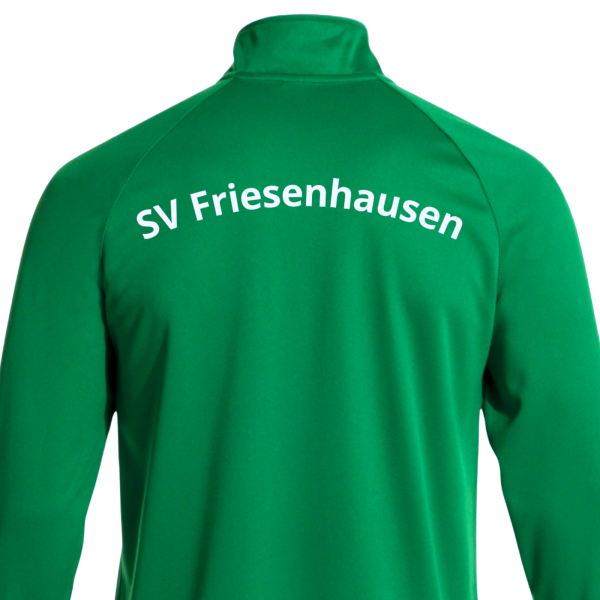 Herren Regenjacke grün mit Logos und Initialen