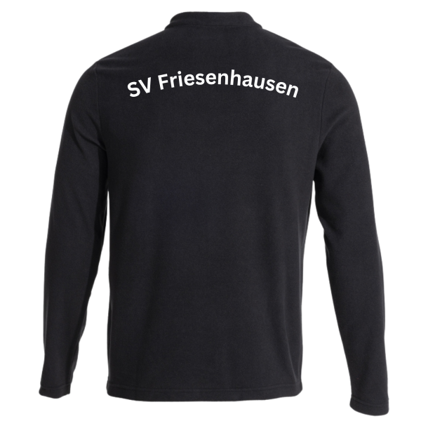 Herren Trainings-Sweatshirt (lang) mit Stehkragen - Schwarz mit Logos und Initialen