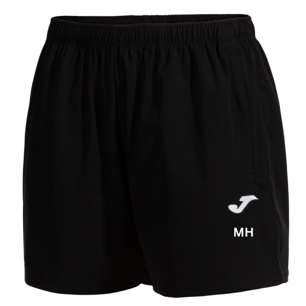 Damen Shorts schwarz mit Initialen